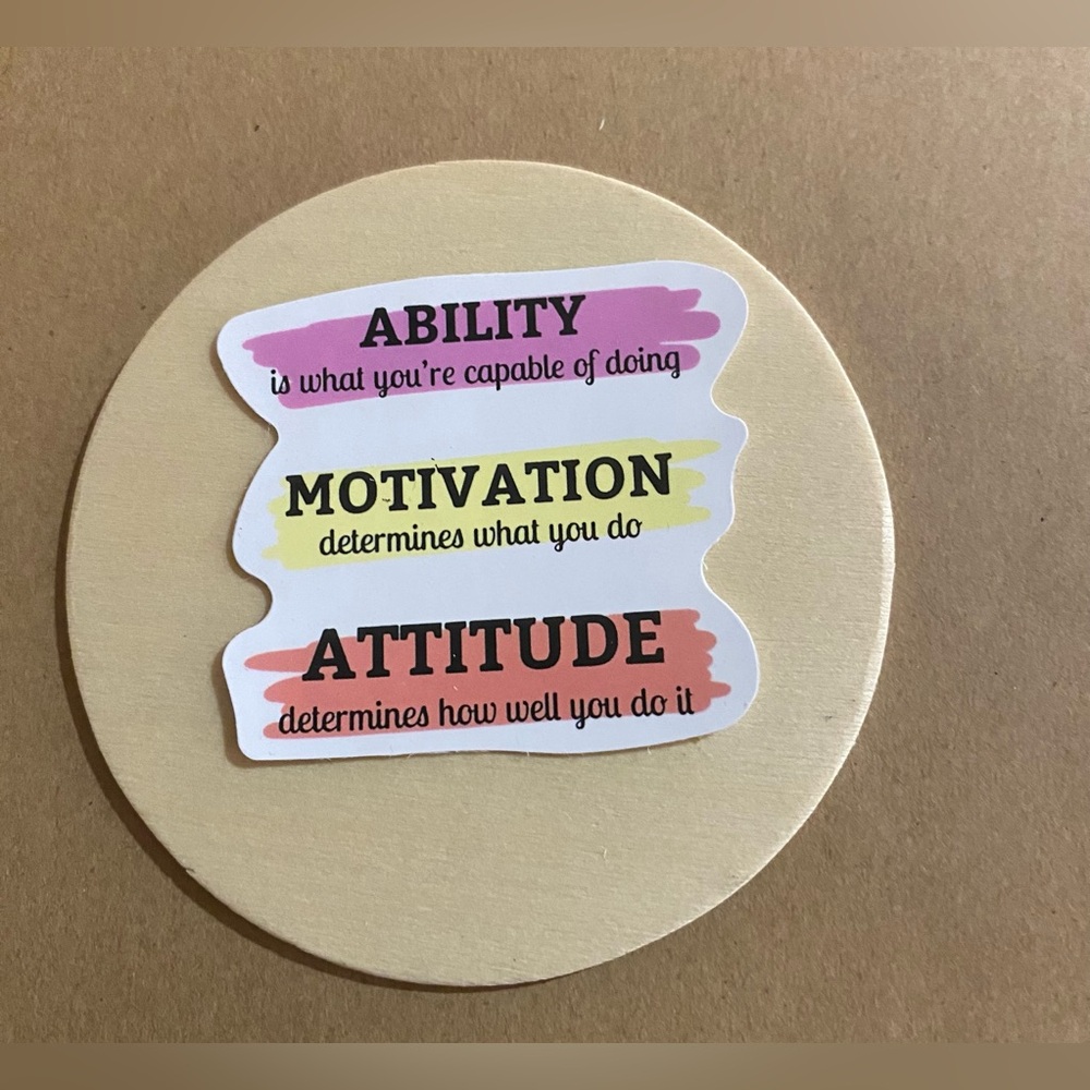 π20/$12π Ability Motivation Attitude Sticker